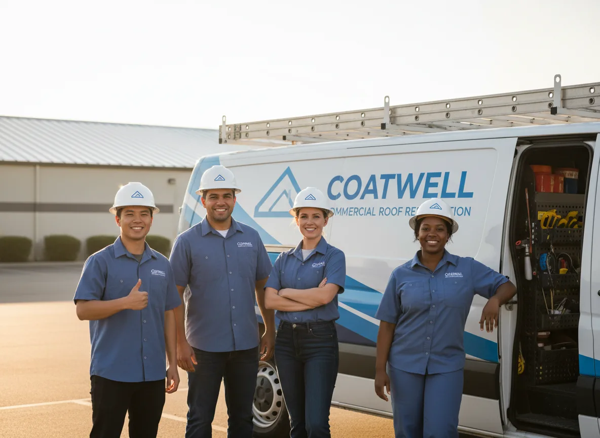 Commercial roof coating company in Kerens, TX